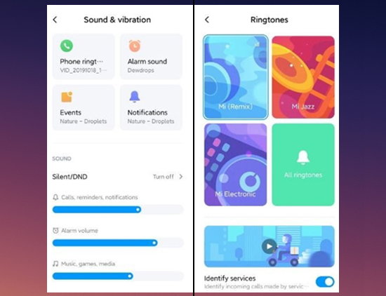 trang bị hiệu ứng &acirc;m thanh mới cho MIUI 11